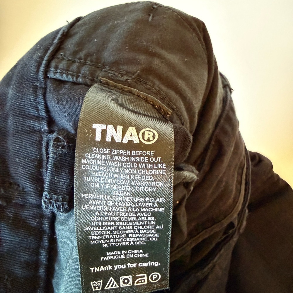 TNA Supply Cargo Pants 100% Cotton size 4 Grunge Streetwear Gorpcore Utility - Picture 4 of 7